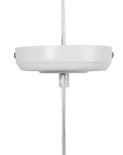 Beliani Riippuvalaisin Metalli Valkoinen Rubicon Fashion