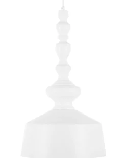 Beliani Riippuvalaisin Metalli Valkoinen Driva Shop