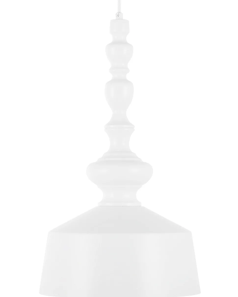 Beliani Riippuvalaisin Metalli Valkoinen Driva Shop