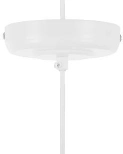 Beliani Riippuvalaisin Metalli Valkoinen Driva Shop