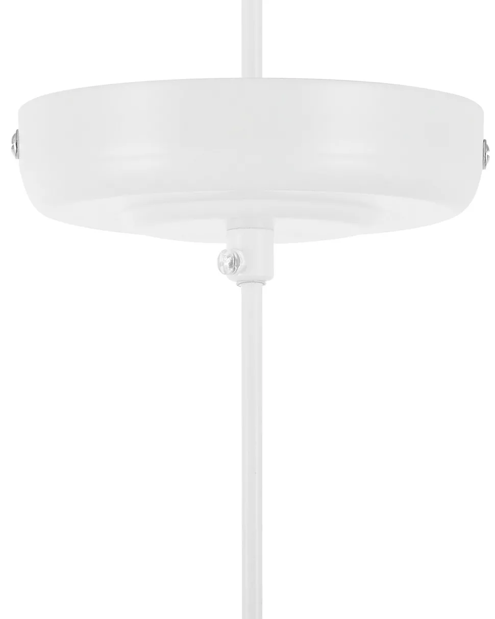 Beliani Riippuvalaisin Metalli Valkoinen Driva Shop