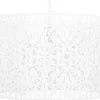 Beliani Riippuvalaisin Metalli Valkoinen Chelif Outlet
