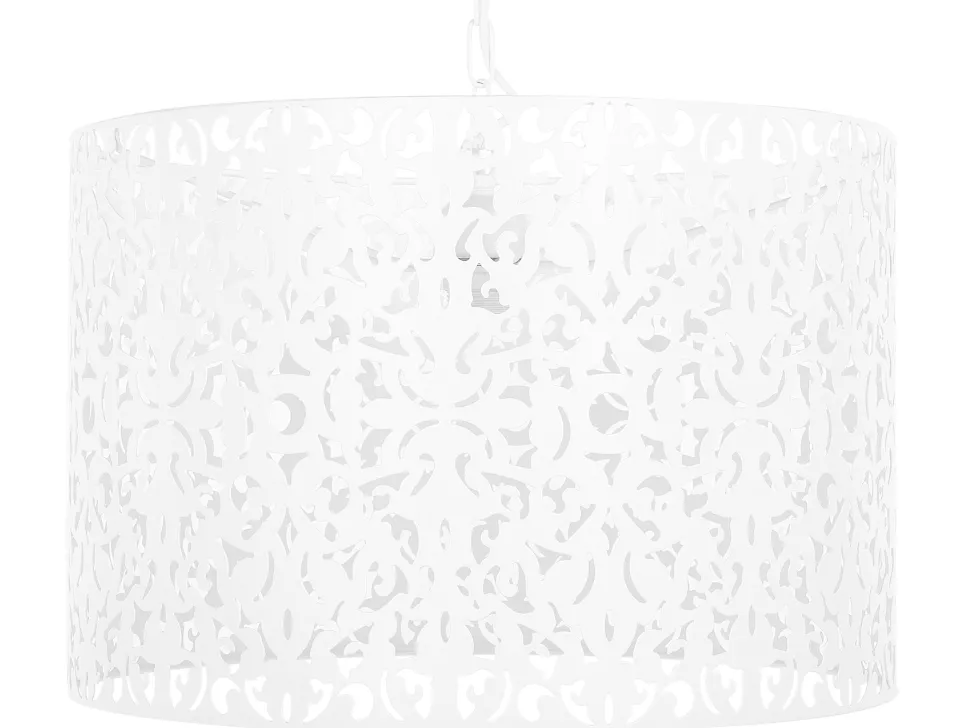 Beliani Riippuvalaisin Metalli Valkoinen Chelif Outlet