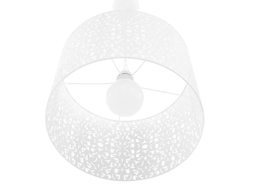 Beliani Riippuvalaisin Metalli Valkoinen Chelif Outlet