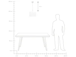 Beliani Riippuvalaisin Metalli Valkoinen Chelif Outlet