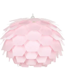 Beliani Riippuvalaisin Muovi Iso Vaaleanpunainen Segre Best Sale