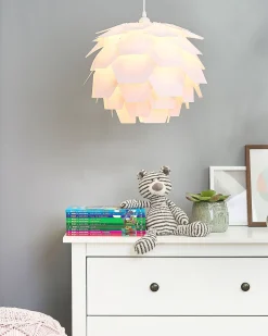 Beliani Riippuvalaisin Muovi Iso Vaaleanpunainen Segre Best Sale