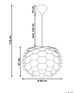 Beliani Riippuvalaisin Muovi Iso Vaaleanpunainen Segre Best Sale
