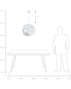 Beliani Riippuvalaisin Muovi Iso Valkoinen Segre Cheap