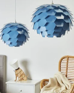 Beliani Riippuvalaisin Muovi Iso Sininen Segre Shop