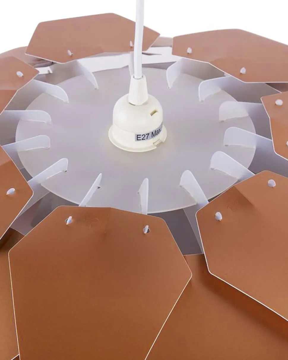 Beliani Riippuvalaisin Muovi Pieni Kupari Segre Clearance