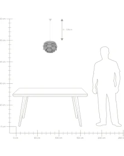 Beliani Riippuvalaisin Muovi Pieni Harmaa Segre Discount