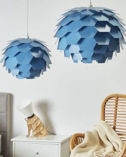 Beliani Riippuvalaisin Muovi Pieni Sininen Segre Outlet