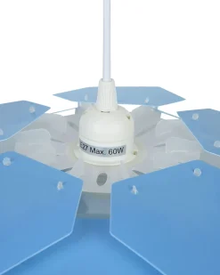 Beliani Riippuvalaisin Muovi Pieni Sininen Segre Outlet