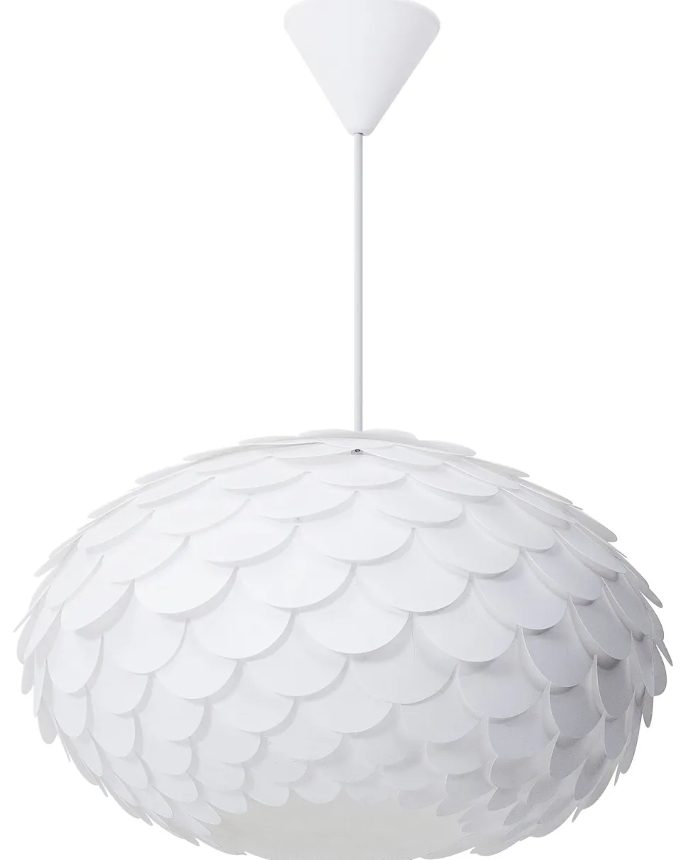Beliani Riippuvalaisin Muovi Valkoinen Erges Best Sale