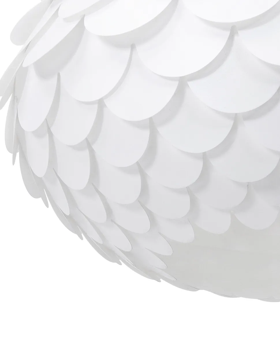 Beliani Riippuvalaisin Muovi Valkoinen Erges Best Sale