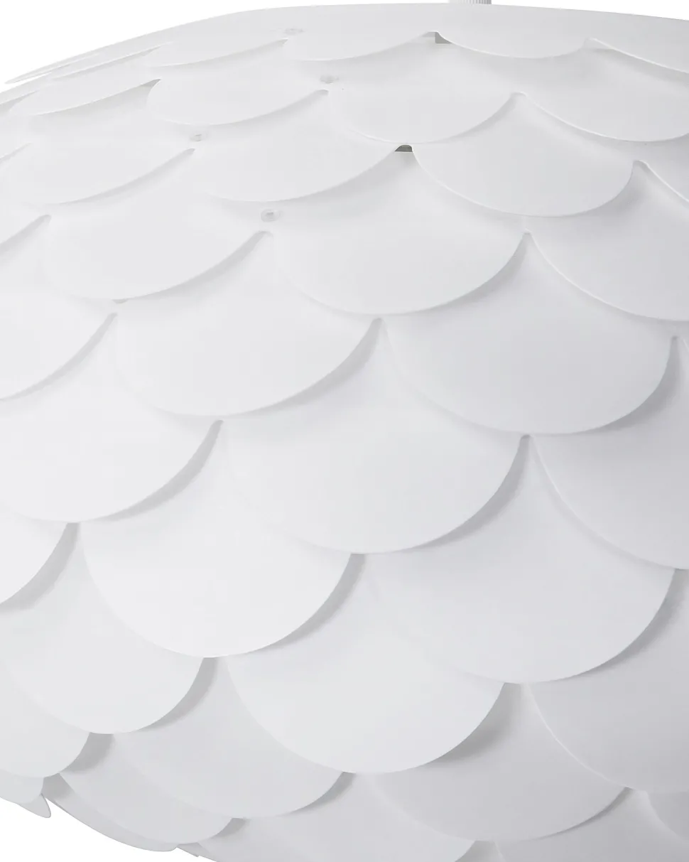 Beliani Riippuvalaisin Muovi Valkoinen Erges Best Sale