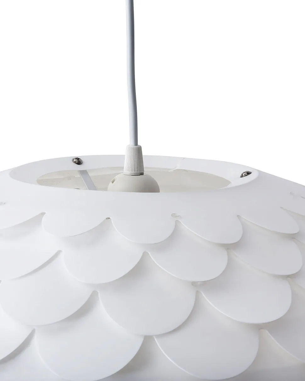 Beliani Riippuvalaisin Muovi Valkoinen Erges Best Sale