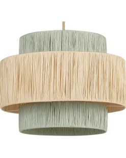 Beliani Riippuvalaisin Paperi Luonnonvari/Vaaleanvihrea Palbra Discount