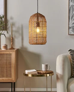 Beliani Riippuvalaisin Paperinaru Ruskea Lucite Flash Sale