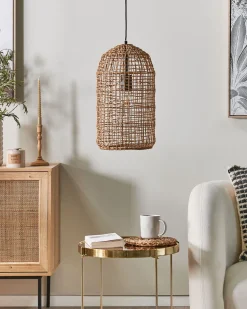 Beliani Riippuvalaisin Paperinaru Ruskea Lucite Flash Sale