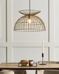 Beliani Riippuvalaisin Rauta Messinki Mahanadi Fashion