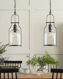 Beliani Riippuvalaisin Rauta Musta 2 Kpl Bashilo Clearance