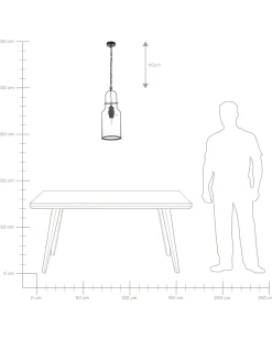 Beliani Riippuvalaisin Rauta Musta 2 Kpl Bashilo Clearance