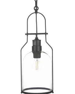 Beliani Riippuvalaisin Rauta Musta 2 Kpl Bashilo Clearance