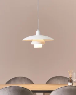 Beliani Riippuvalaisin Rauta Valkoinen Deel Store