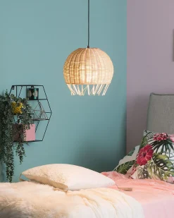 Beliani Riippuvalaisin Rottinki Luonnonvari Drino Cheap