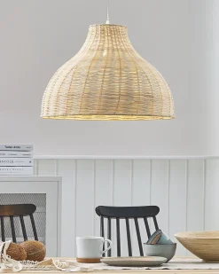 Beliani Riippuvalaisin Rottinki Luonnonvari Millian Store