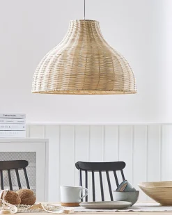 Beliani Riippuvalaisin Rottinki Luonnonvari Millian Store