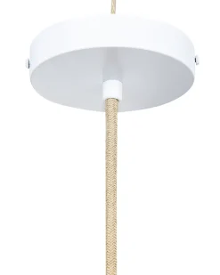 Beliani Riippuvalaisin Rottinki Sinapinkeltainen/Luonnonvari Batali Best