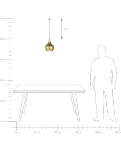 Beliani Riippuvalaisin Teras Kulta Fraser Best Sale