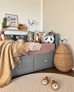 Beliani Rottinkikori Luonnonvari 40 Cm Vagsoy Best