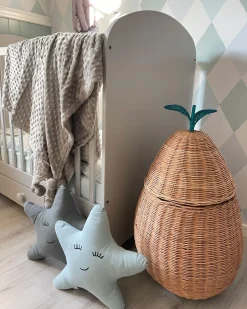 Beliani Rottinkikori Luonnonvari 40 Cm Vagsoy Best