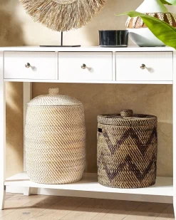 Beliani Rottinkikori Luonnonvari 26 Cm Bohorok Cheap