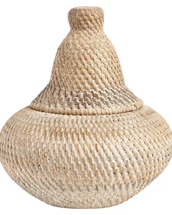 Beliani Rottinkikori Luonnonvari 20 Cm Bila Cheap