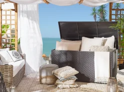 Beliani Rottinkinen Säilytyslaatikko Ruskea 770L Modena Cheap