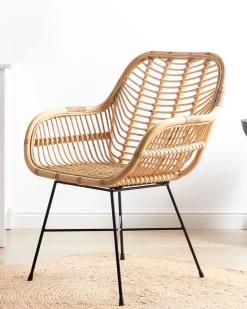 Beliani Rottinkituoli Luonnonvari Canora Best