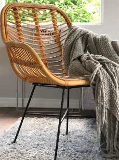 Beliani Rottinkituoli Luonnonvari Canora Best