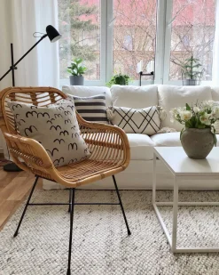 Beliani Rottinkituoli Luonnonvari Canora Best