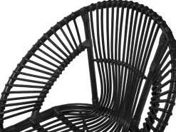 Beliani Rottinkituoli Musta Sarita New