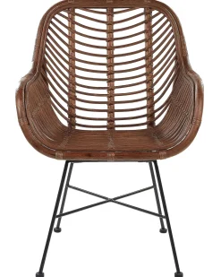 Beliani Rottinkituoli Ruskea Canora Cheap