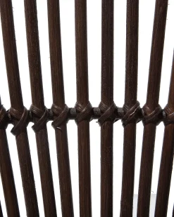 Beliani Rottinkituoli Tummanruskea Sarita Cheap