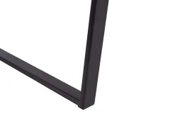 Beliani Ruokapoyta Akaasia Vaalea Puu/Musta 180 X 90 Cm Jaipur Hot