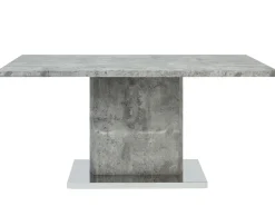 Beliani Ruokapoyta Harmaa 160 X 90 Cm Pasadena Online