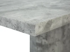 Beliani Ruokapoyta Harmaa 160 X 90 Cm Pasadena Online