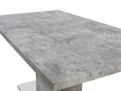 Beliani Ruokapoyta Harmaa 160 X 90 Cm Pasadena Online